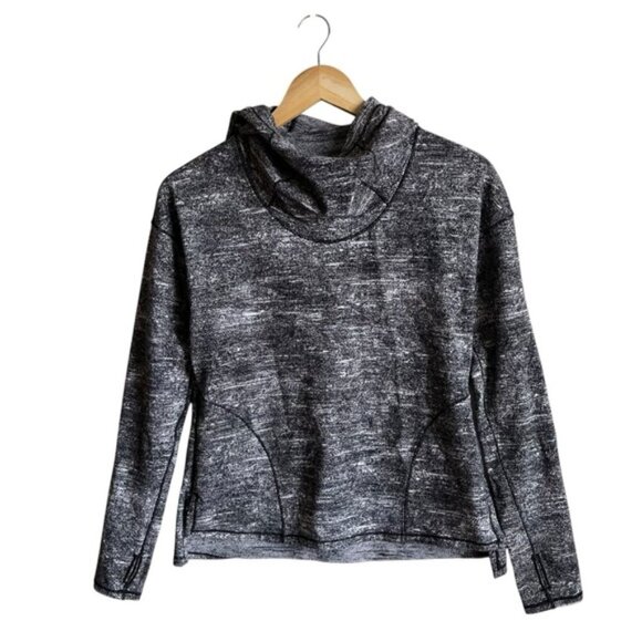 Lululemon Forever Endeavour Long Sleeve Size 4 Rush Jacquard Black White - Picture 4 of 13